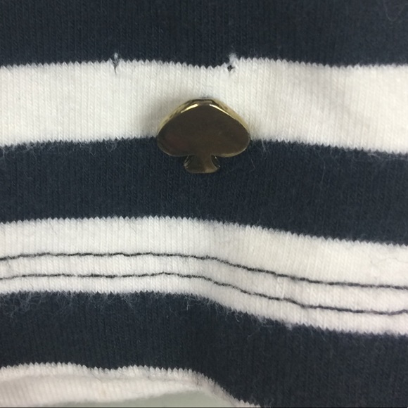 Kate Spade x Darcel 3/4 Sleeve Striped Crewneck Top Size Small - Picture 7 of 8